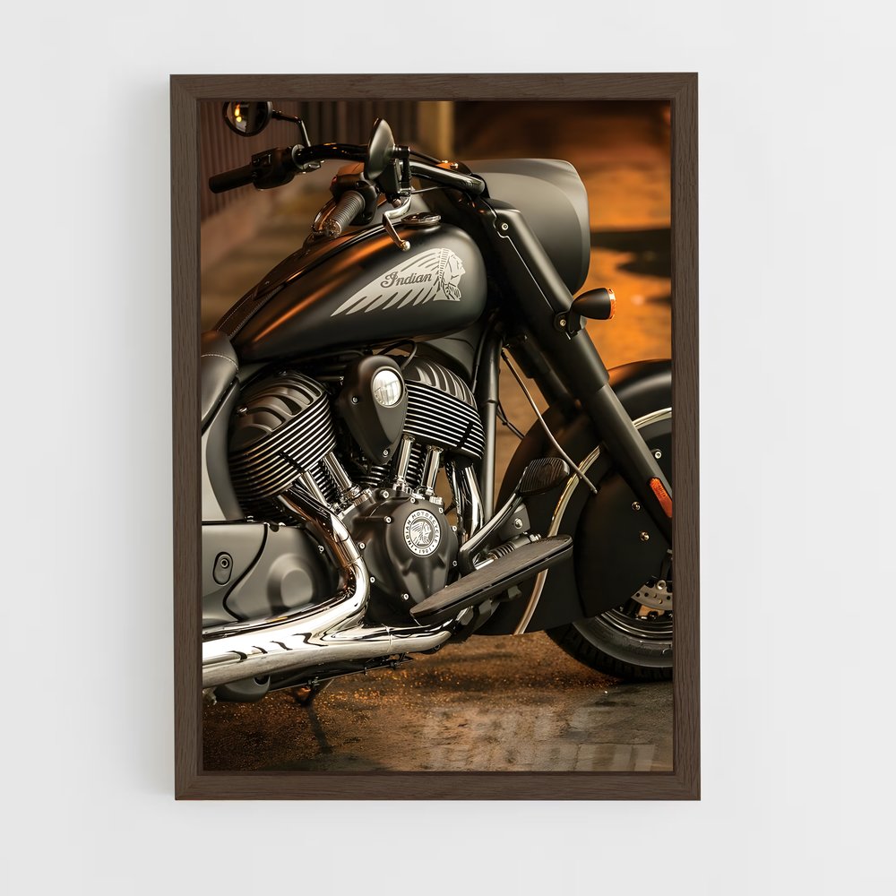 Poster Cheval Noir – affiche Indian Motorcycle (vue 5)